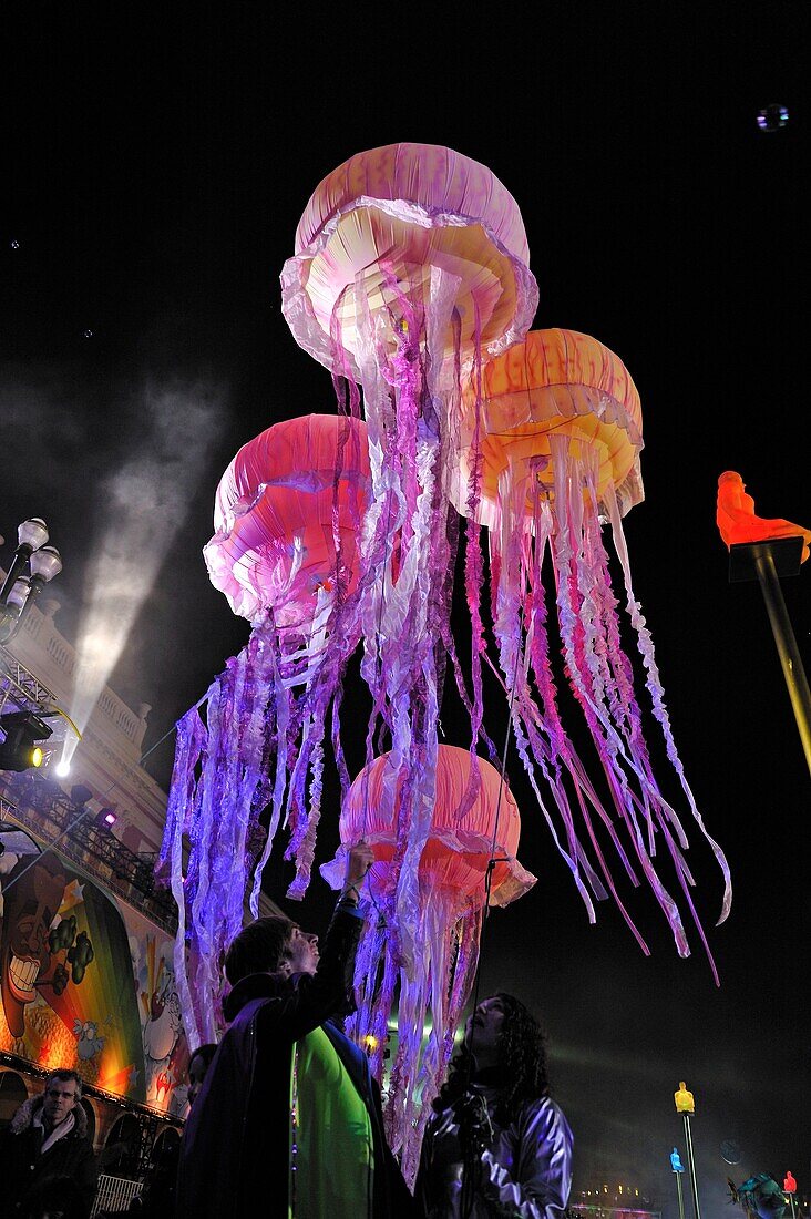 Karneval von Nizza, Nizza, Côte d'Azur, Alpes-Maritimes-Meeresalpen, Frankreich