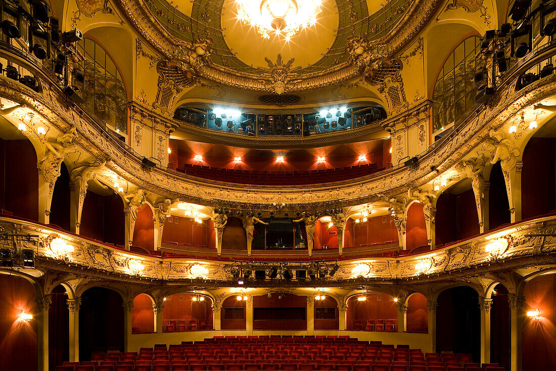 Deserted Theatre Berliner Ensemble, Theatre at Schiffbauerdamm, established by Bertolt Brecht, Berlin, Germany, Europe