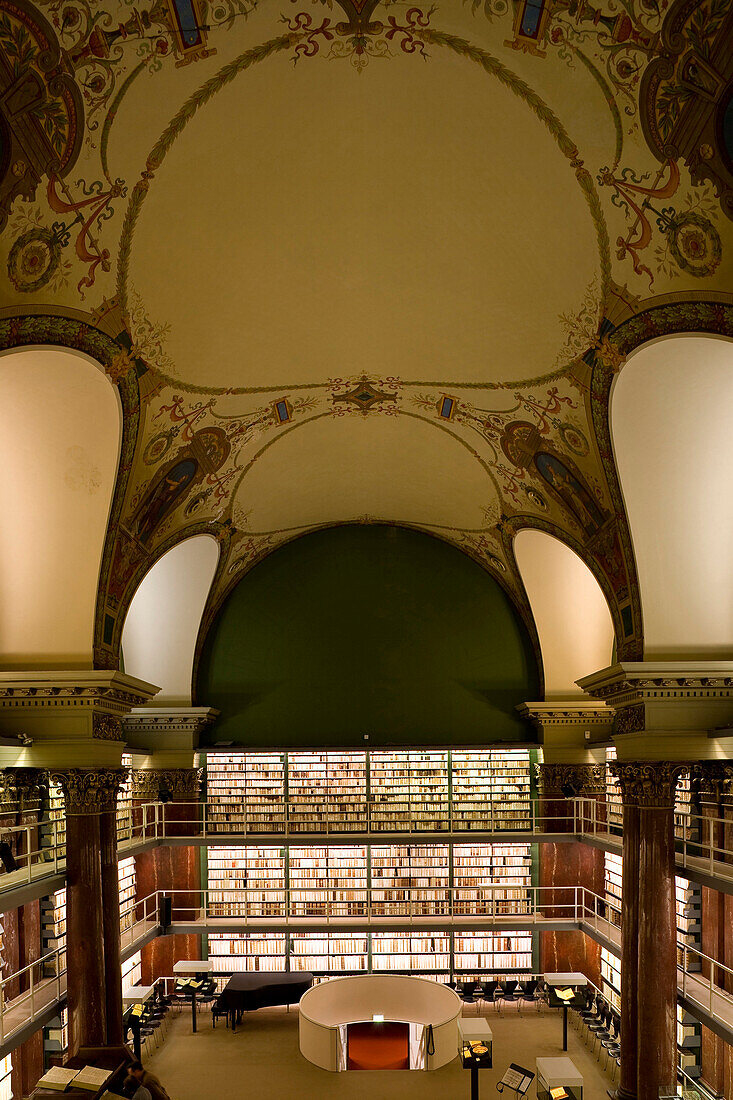 Augusteerhalle in der Herzog August Bibliothek, Wolfenbüttel, Niedersachsen, Deutschland, Europa