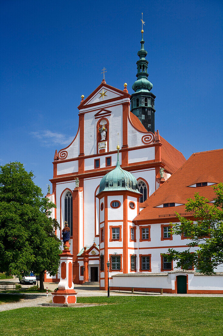 Church and abbey of St. Marienstern monastery, Panschwitz-Kuckau, sächsische Oberlausitz, Saxony, Germany, Europe