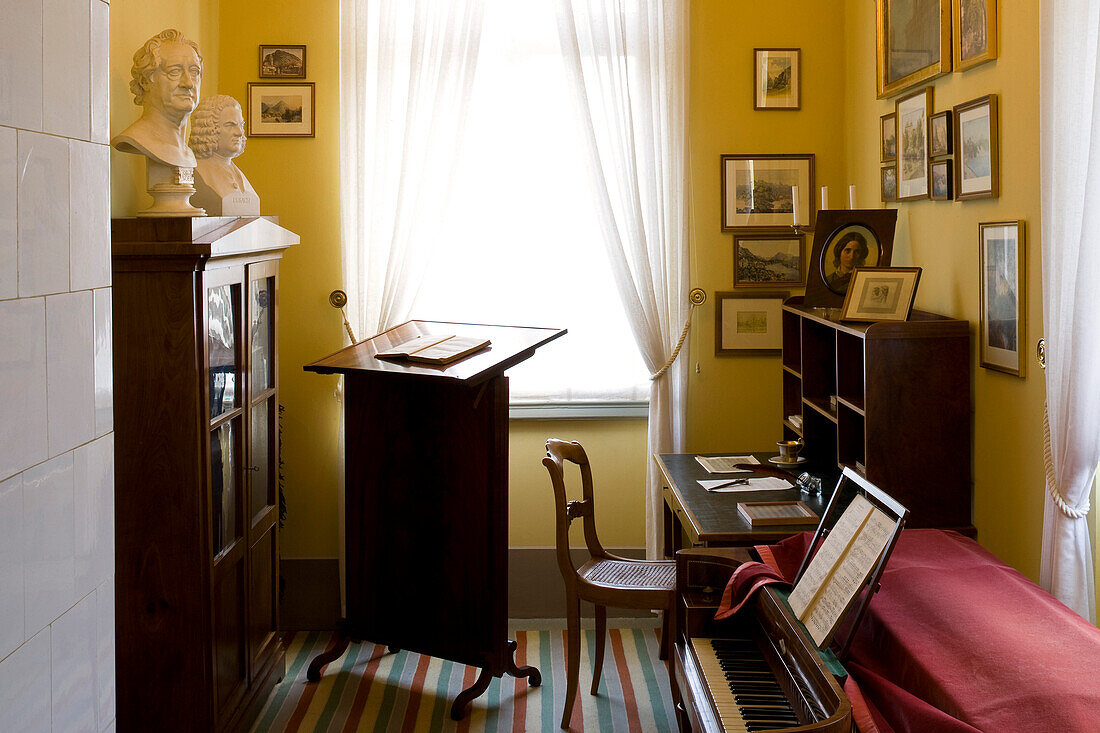 Study at Mendelssohn House in Goldschmidtstraße, Leipzig, Saxony, Germany, Europe