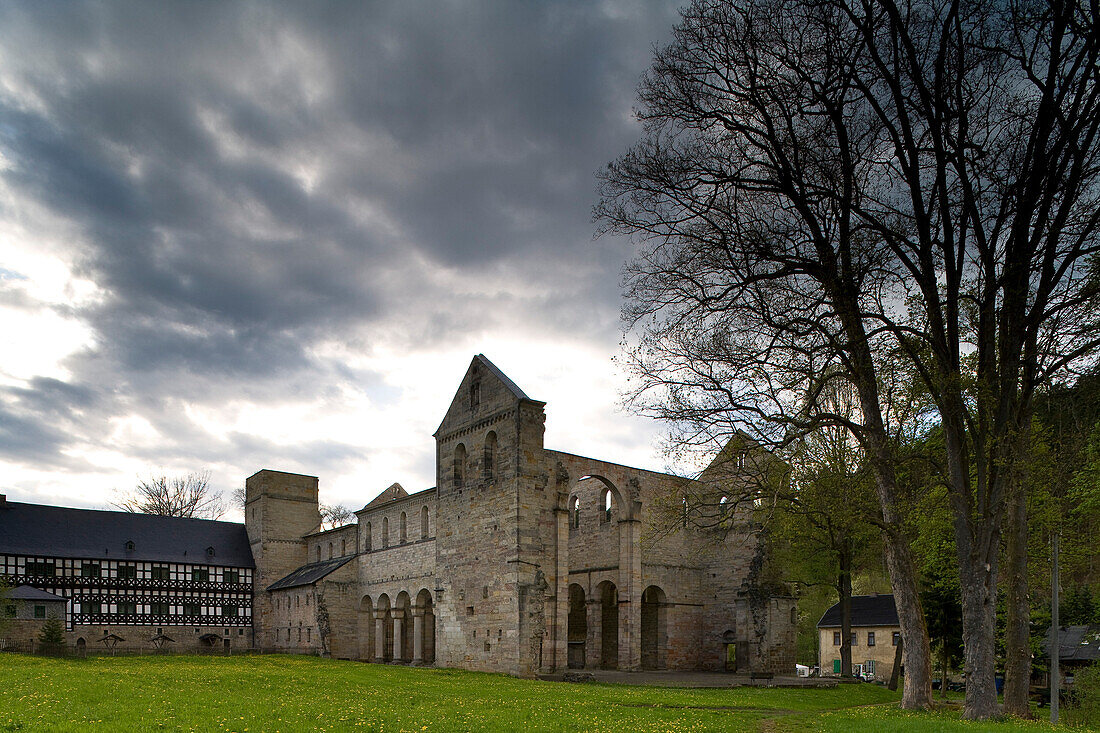 Kloster Paulinzella, ein ehemaliges Benediktiner(innen)kloster, Paulinzella, Rottenbachtal, Thüringen, Deutschland, Europa