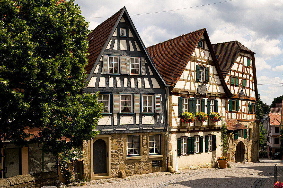 Geburtshaus Friedrich Schillers, 1759 wurde der Dichter Friedrich Schiller in Marbach geboren, Marbach am Neckar, Baden-Württemberg, Deutschland, Europa