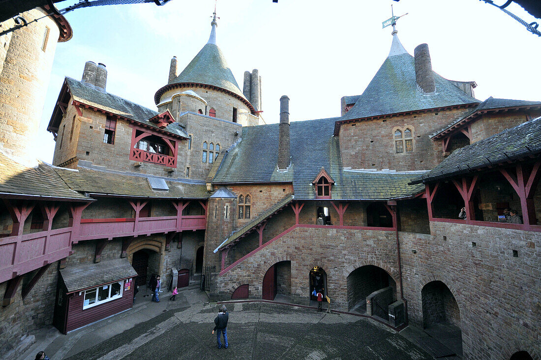 Castell Coch, 19th-century Gothic Revival castle built on the remains of a genuine 13th-century fortification, near Cardiff, south-Wales, Wales, Great Britain