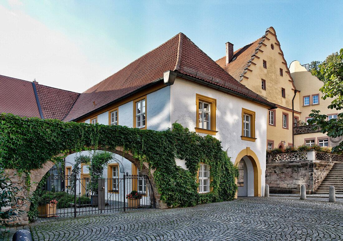 One house in Kulmbach, Kulmbach, Upper Franconia, Franconia, Bavaria, Germany