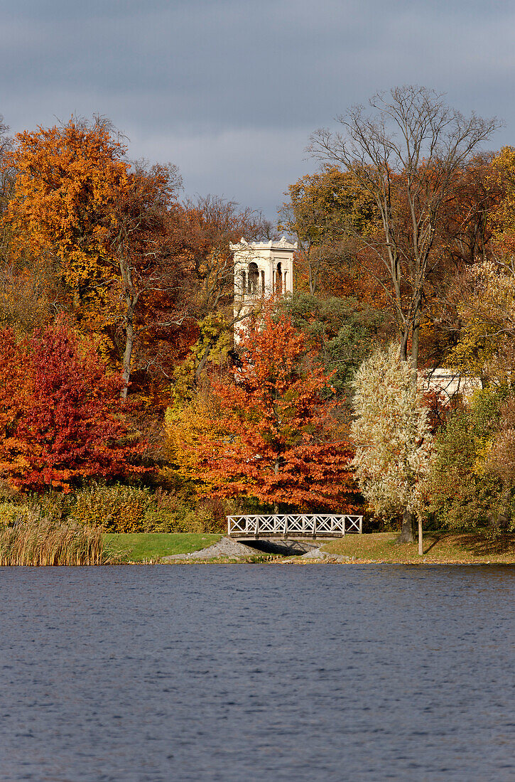 Tiefer See, Schlosspark Kleinglienicke, Schloss Glienicke, Zehlendorf, Berlin, Deutschland