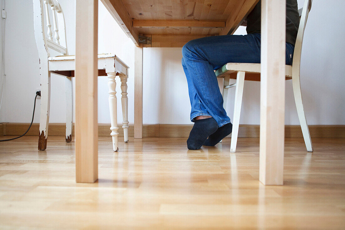 Man sitting at a table
