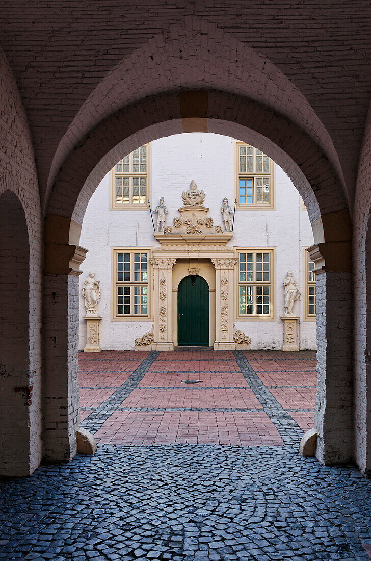 Dornum Castle, formerly known as Norderburg castle, East Frisia, Lower Saxony, Germany