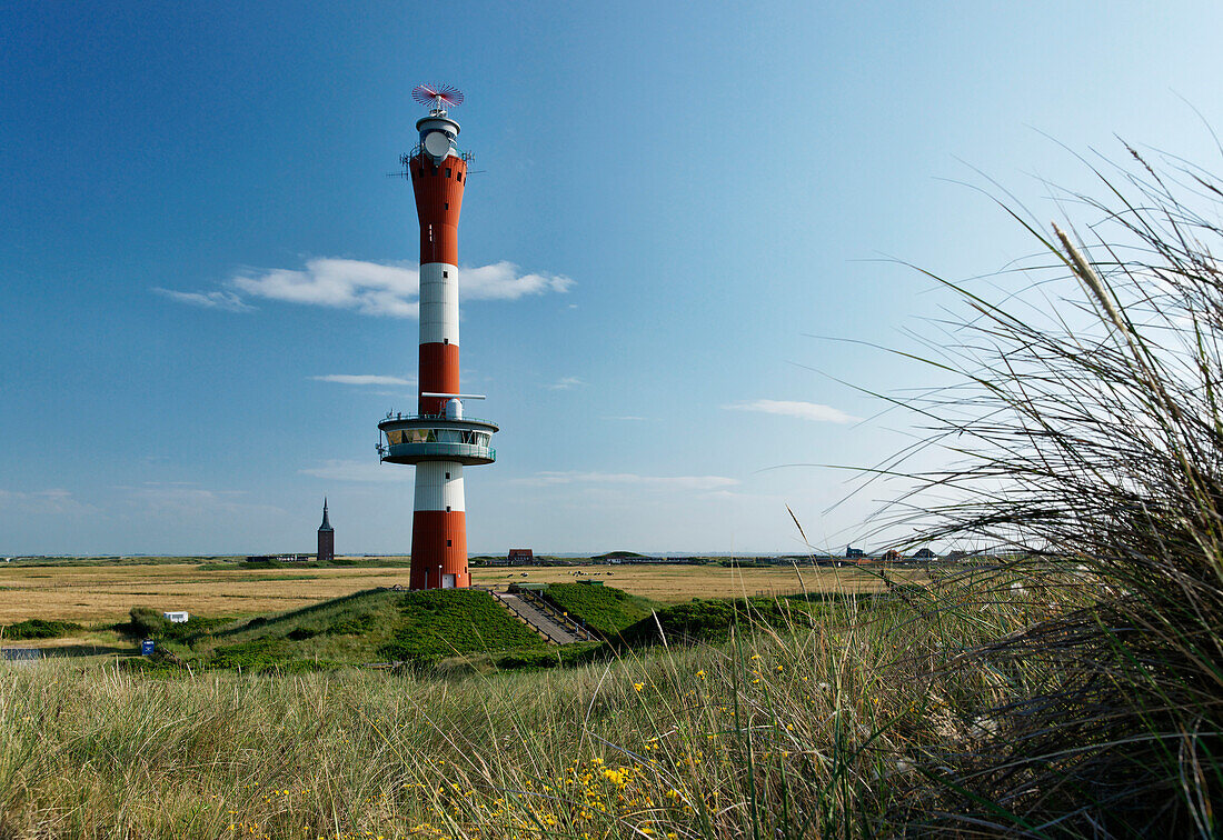 Neue Leuchtturm, Nordseeheilbad Wangerooge, Ostfriesland, Niedersachsen, Deutschland
