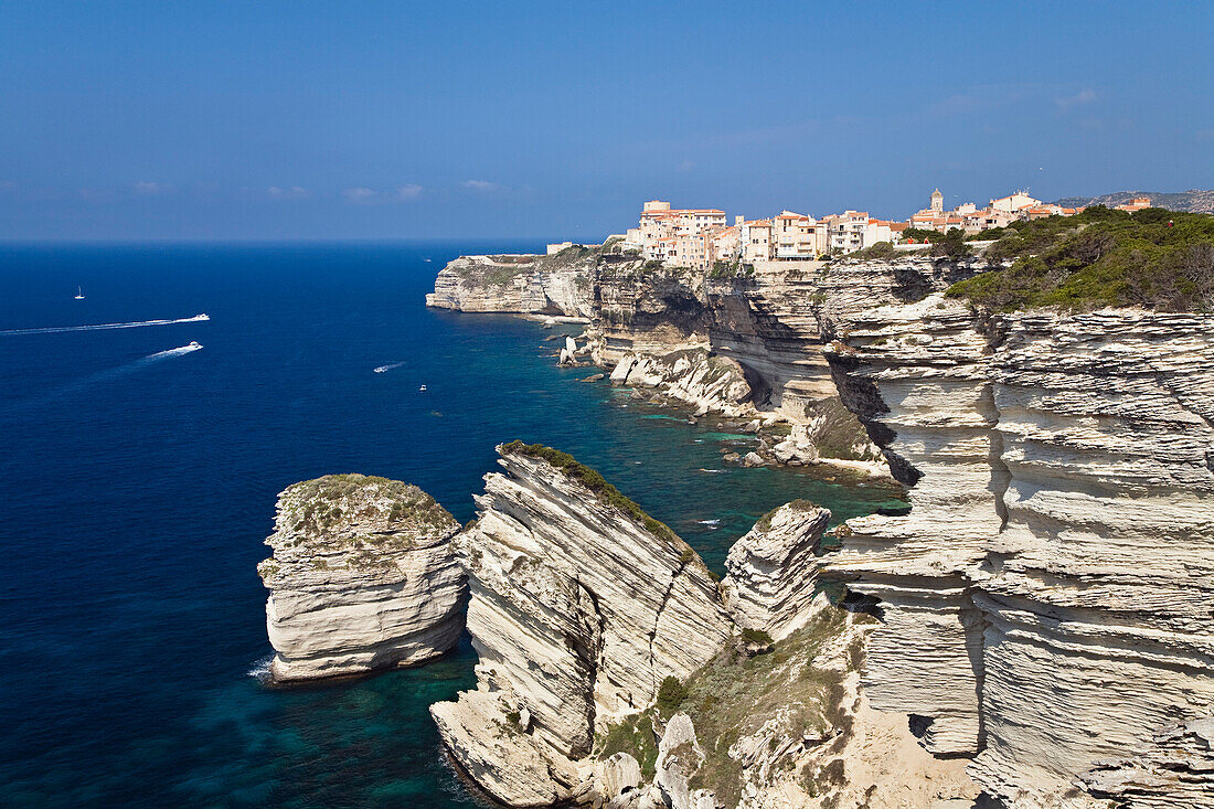 Bonifacio, south coast, Corsica, France, Europe