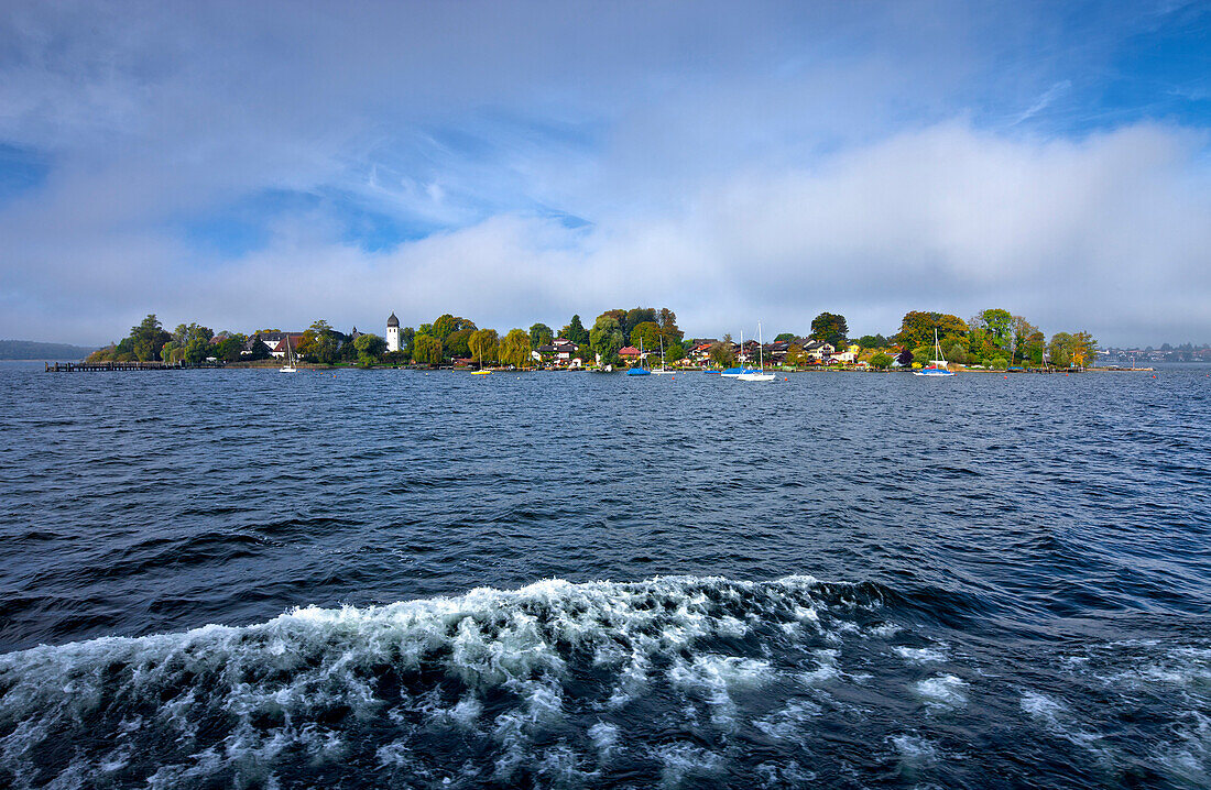 Fraueninsel, Chiemsee, Chiemgau, Oberbayern, Bayern,  Deutschland