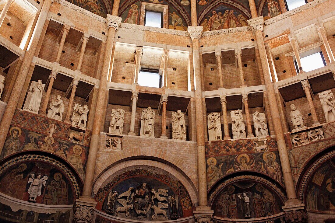 Baptistery, Parma, Emilia-Romagna, Italy