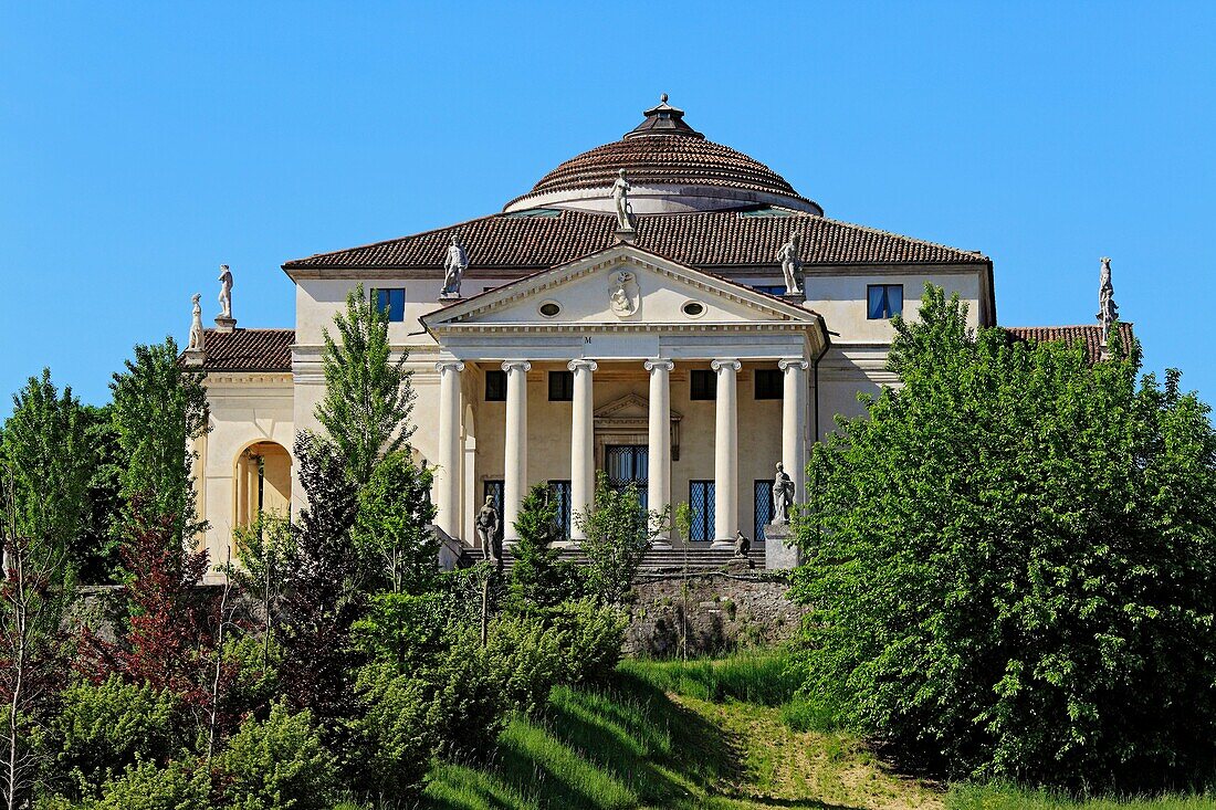 Villa CapraLa Rotonda,  Villa Almerico-Capra by Andrea Palladio, UNESCO World Heritage Site, near Vicenza, Veneto, Italy