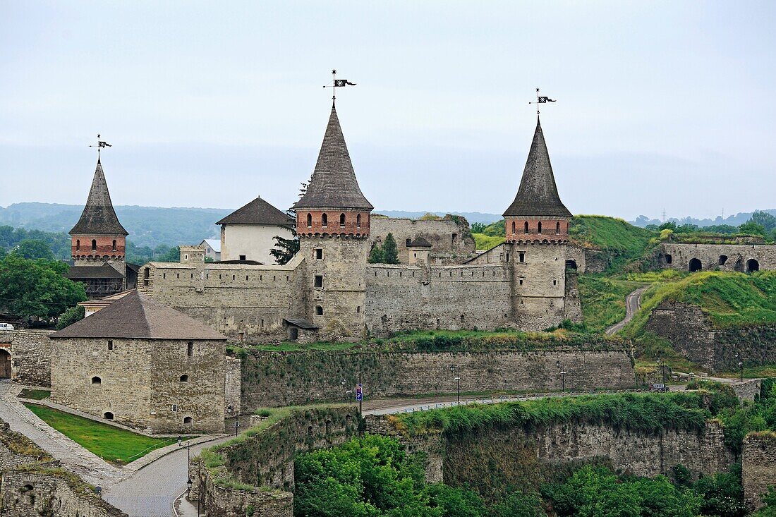 Medieval fortress, Kamianets-Podilskyi, Khmelnytskyi oblast province, Ukraine