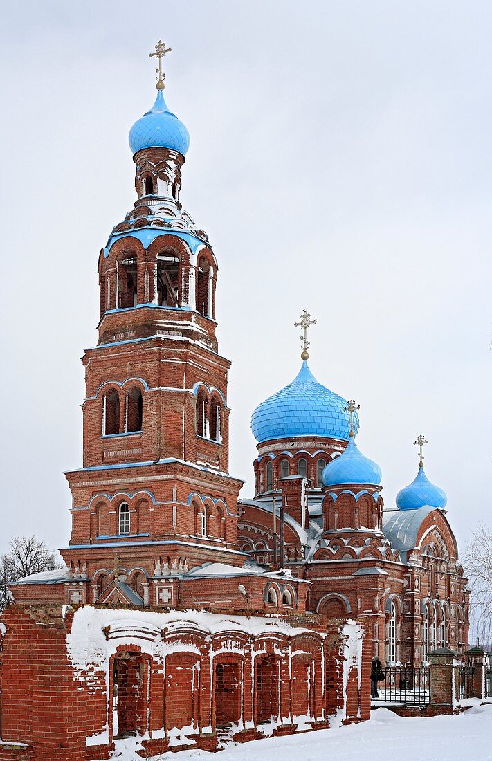 19 cent church, Smoldeyarovo, Tatarstan, Russia
