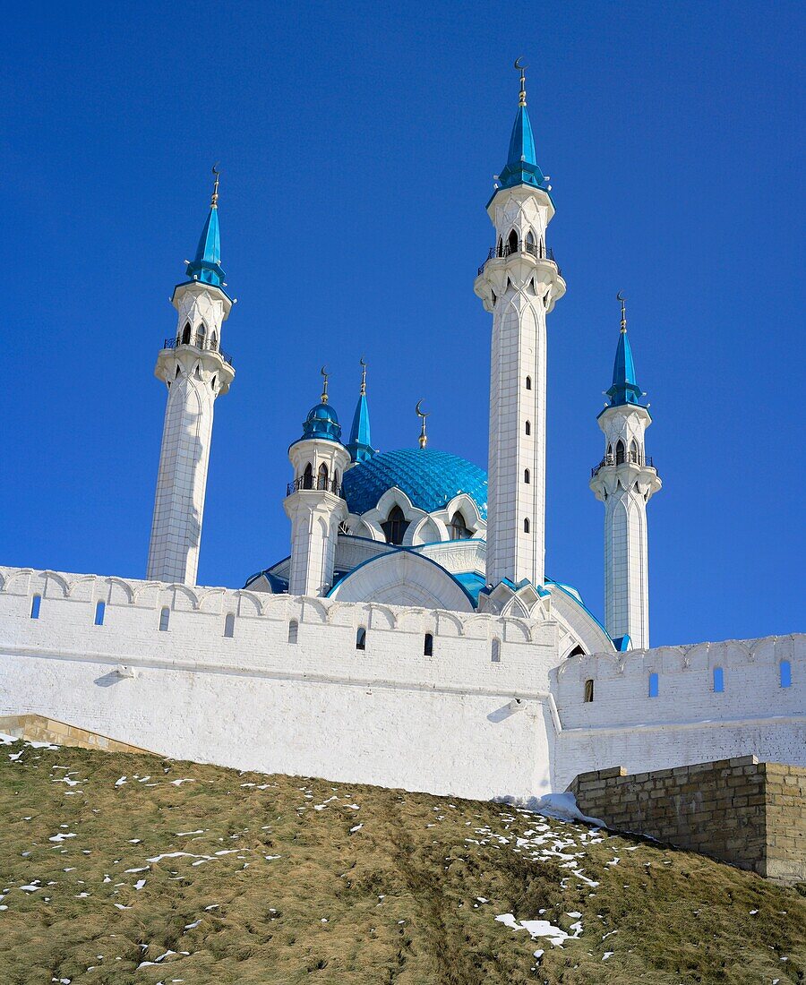 Modern Sharif mosque in Kazan Kremlin, Tatarstan, Russia