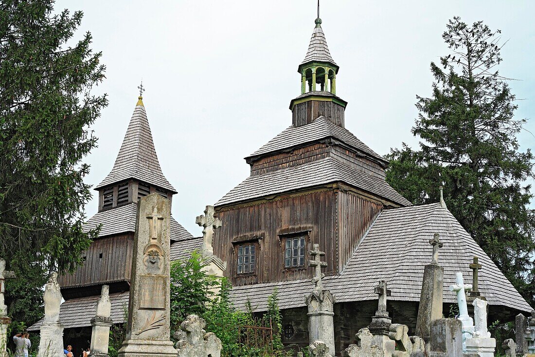 Wooden church of Holy Spirit, Rohatyn, Ivano-Frankivsk Oblast province, Ukraine