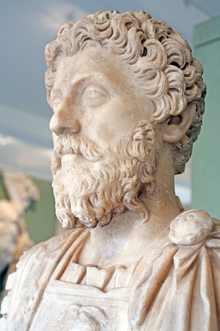 Head of Marcus Aurelius, Musee des Augustins, Toulouse, France