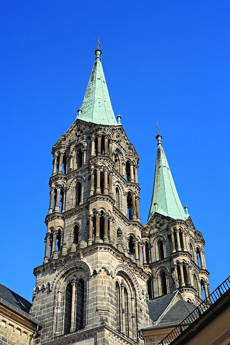 Cathedral 1237, Bamberg, UNESCO World Heritage site, Bavaria Upper Franconia, Germany