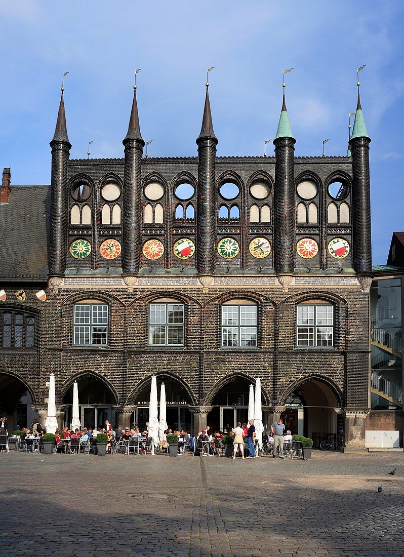 Town Hall, Lubeck, Schleswig-Holstein, Germany