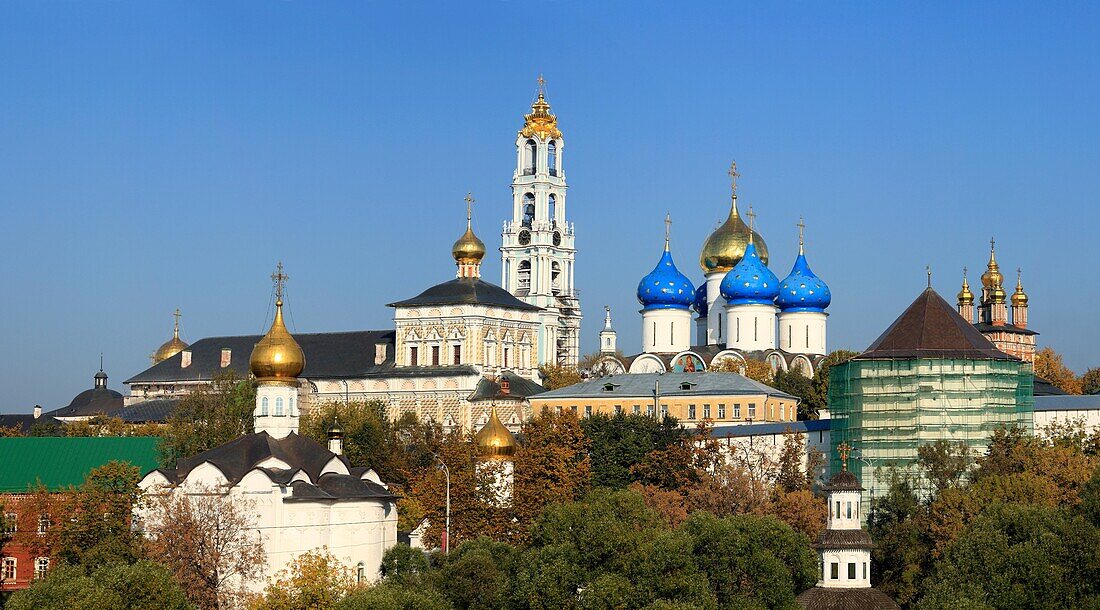 Trinity Lavra of St Sergius, Sergiyev Posad, UNESCO World Heritage Site, Moscow region, Russia
