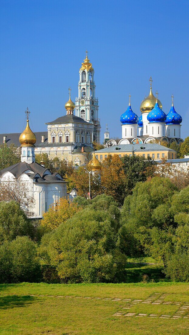 Trinity Lavra of St Sergius, Sergiyev Posad, UNESCO World Heritage Site, Moscow region, Russia