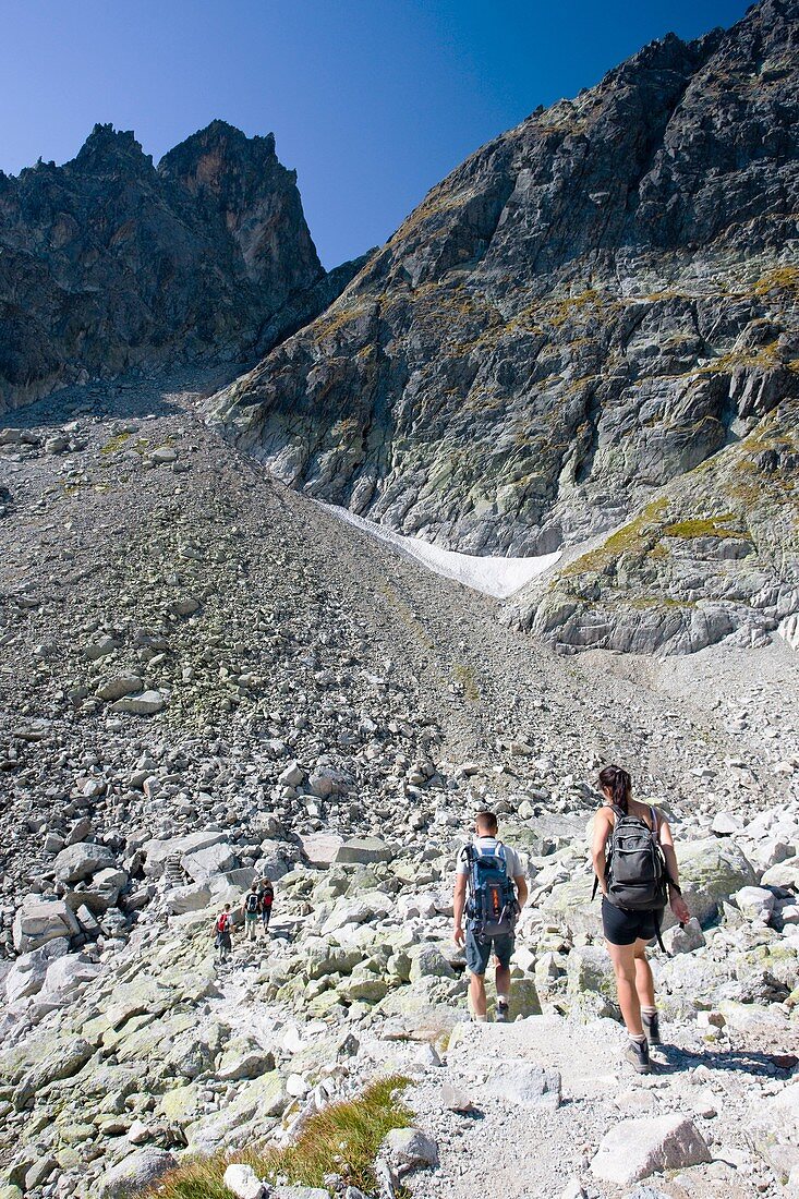 surroundings of Priecne gap, Vysoke Tatry High Tatras, Slovakia