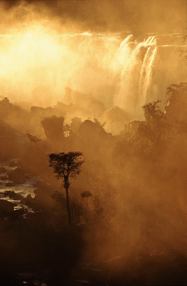 Iguazu Falls. Argentina. Brazil. Paraguay. South America