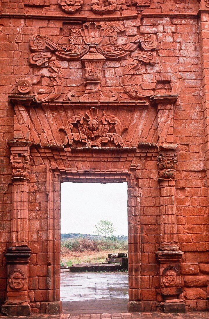 Ruins former jesuit convent ofSantisima Trinidad'. Paraguay. South America.