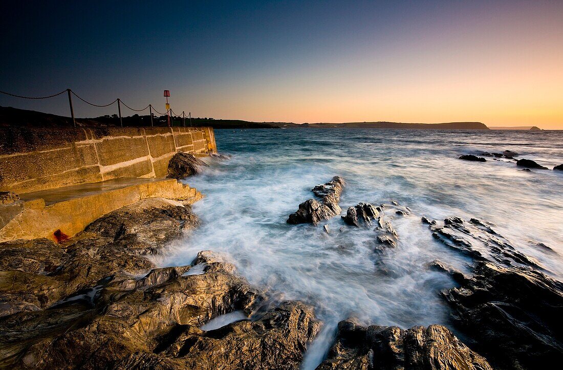 Sunrise at Portscatho, Cornwall England UK