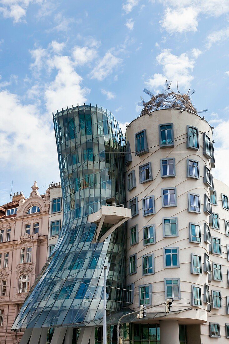 The Dancing House Tancící dum in New Town Prague Czech Republic