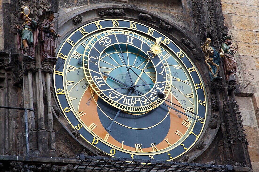 The Astronomical clock or Prague Orloj, Prague Czech Republic 2010