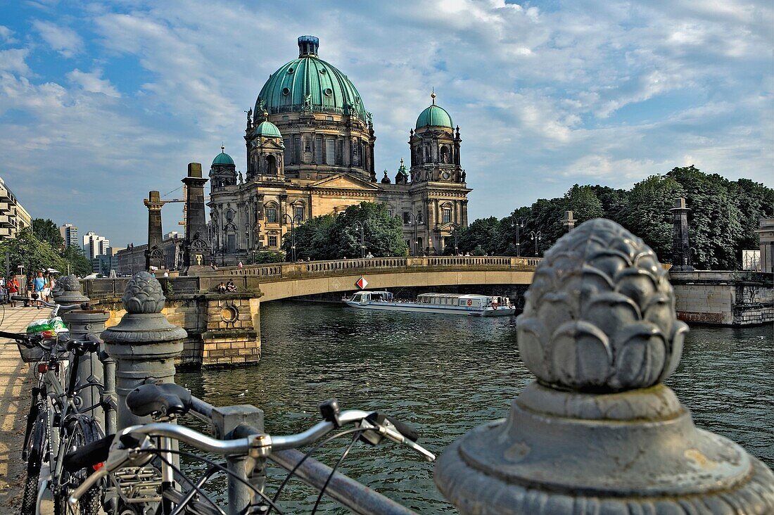 Berliner Dom and river Spree Berlin Germany