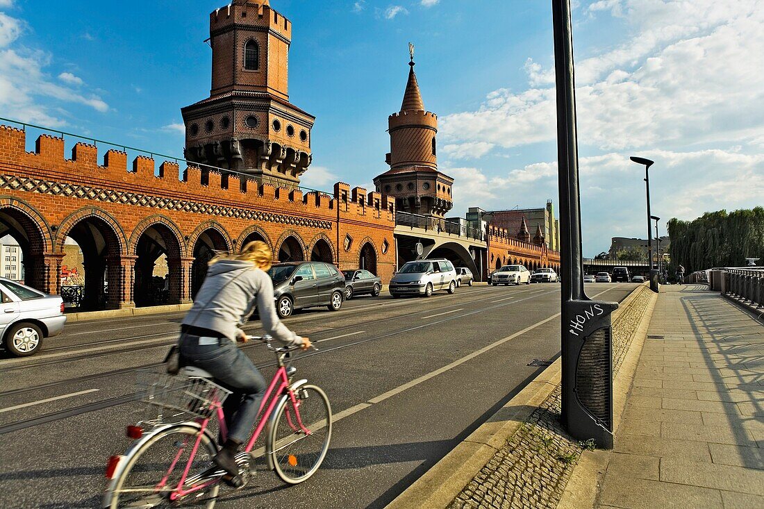 Oberbaumbrücke bridge Berlin Germany