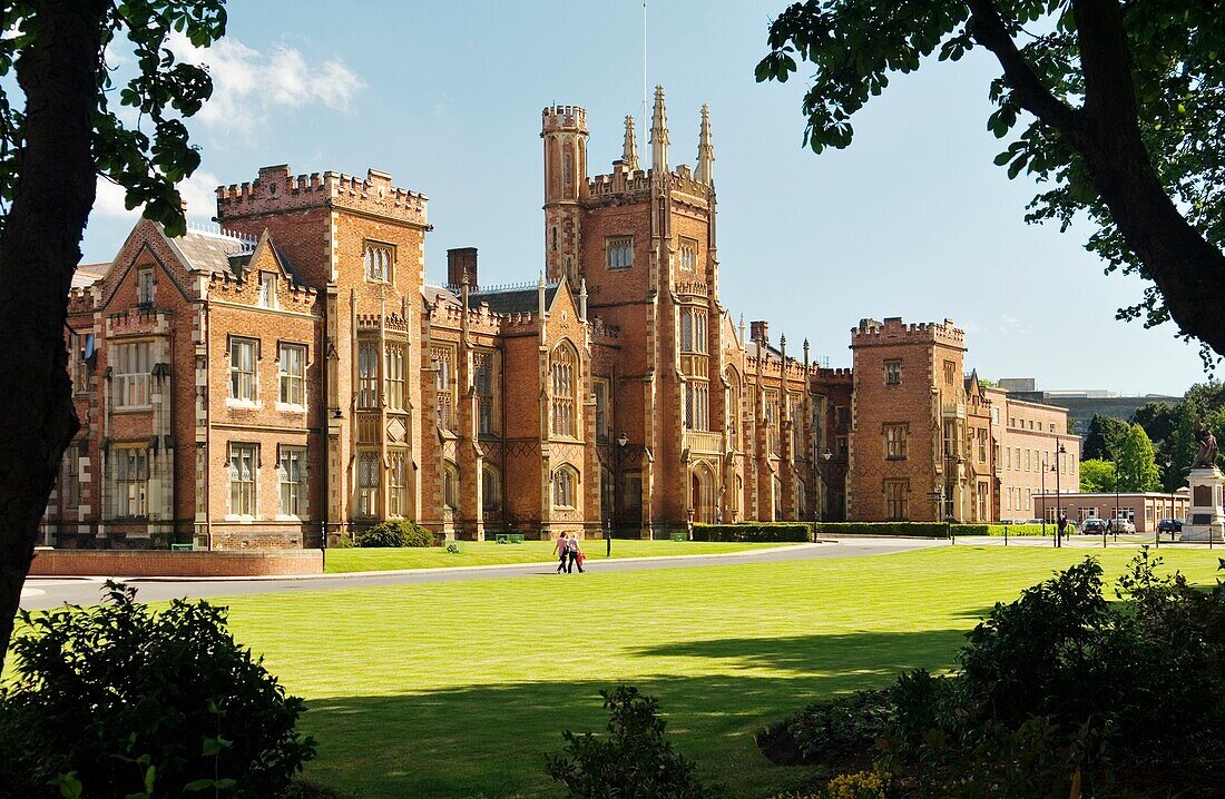 Queen’s University, Belfast, Northern Ireland established 1845 The Gothic facade of the Lanyon Building