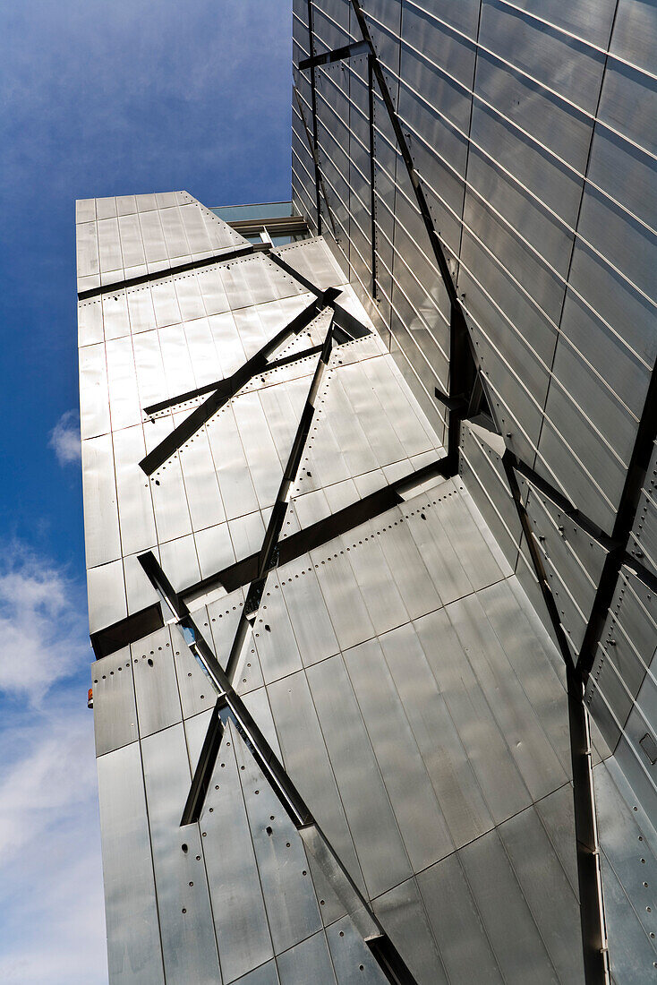 Judisches Museum mit Titan Zink Mantel von Daniel Liebskind, Berlin, Deutschland