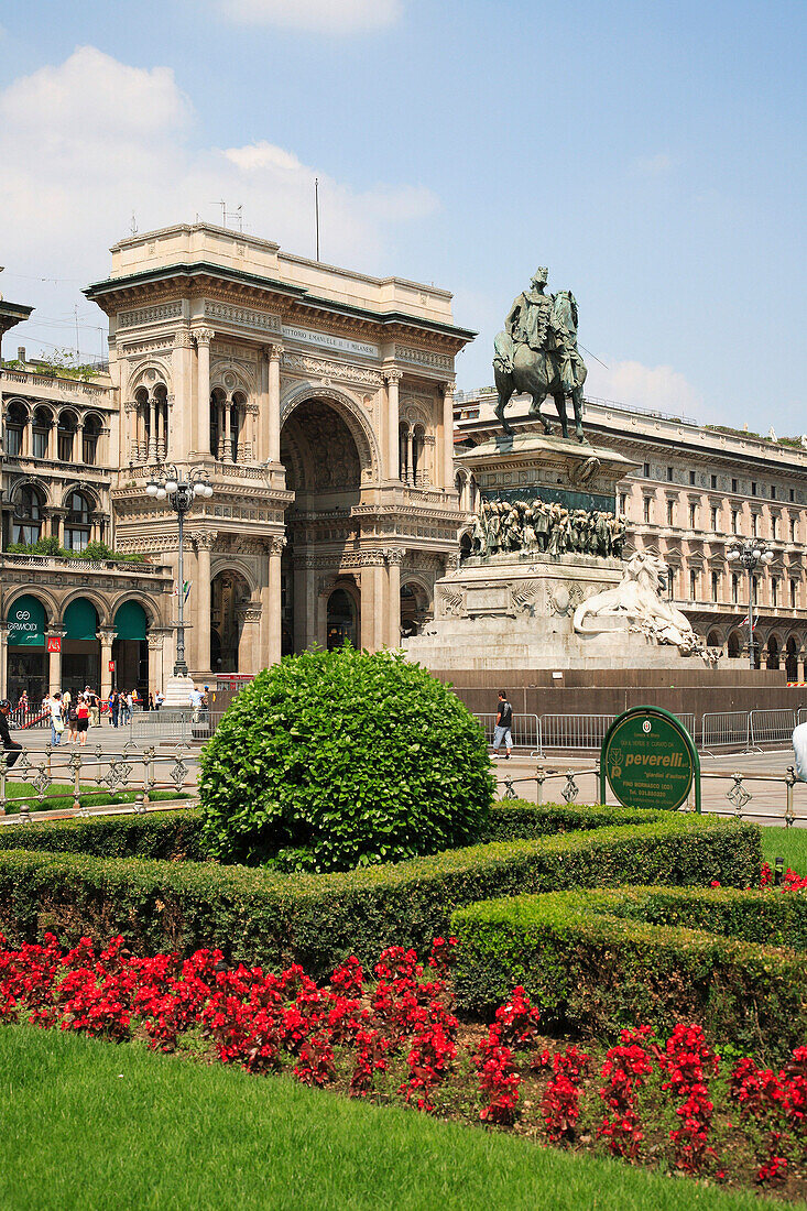Piazza Duomo - Galleria Vittorio, Milan, Lombardy, Italy