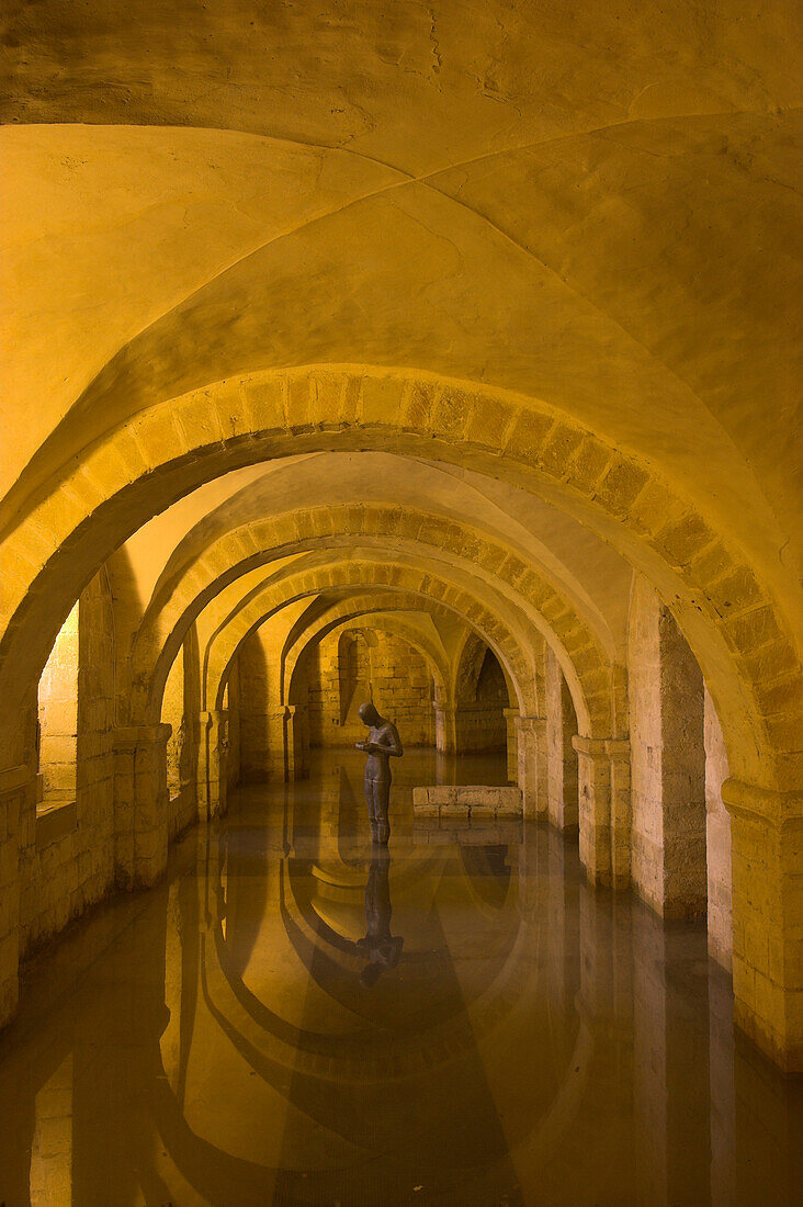 Winchester Cathedral - the crypt, Winchester, Hampshire, UK - England