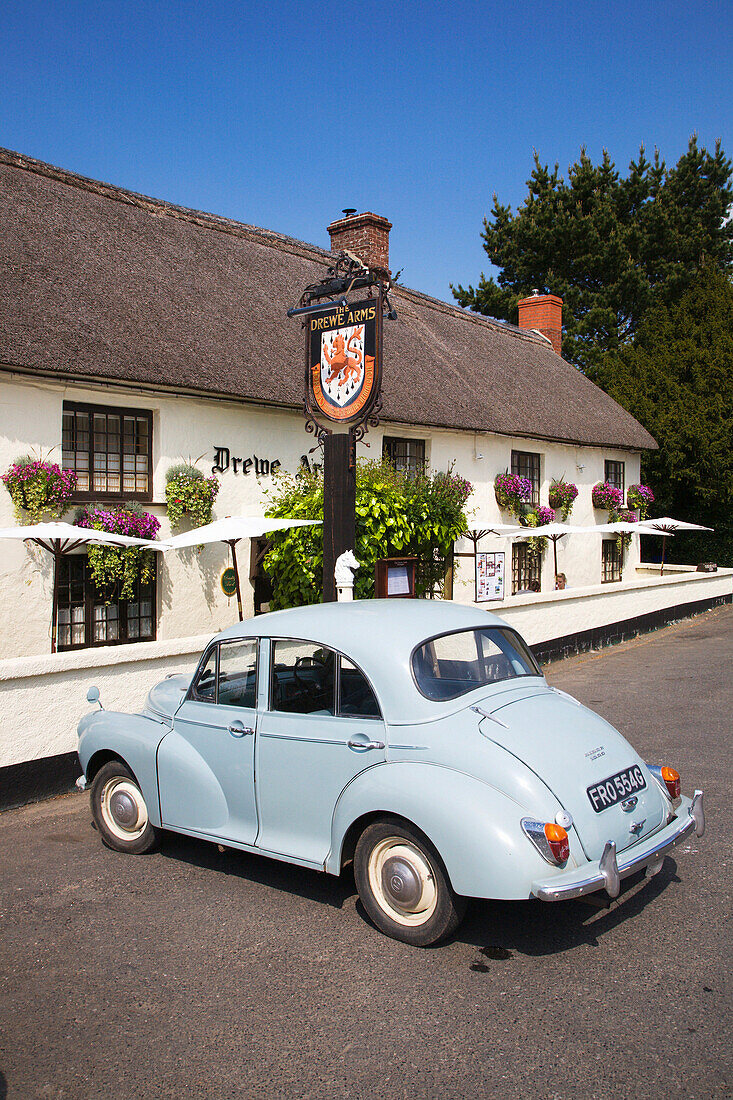 The Drewe Arms, Drewsteignton, Devon, UK - England