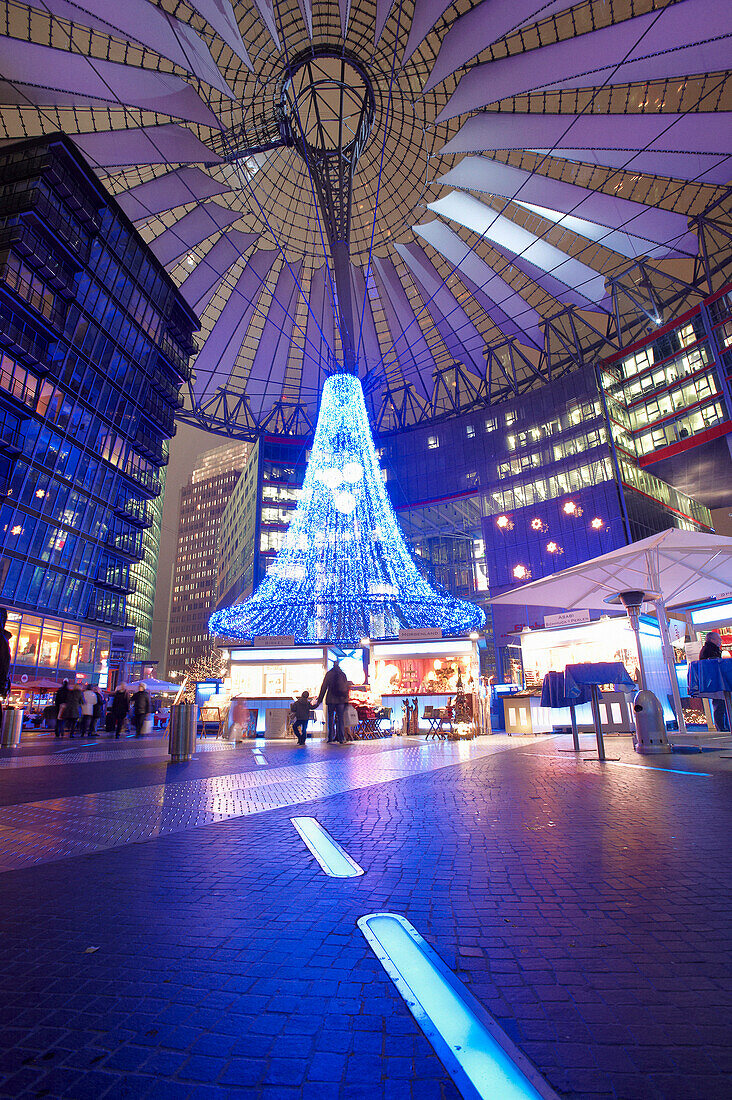 Sony Center in Potsdamer Platz, Berlin, Brandenburg, Germany