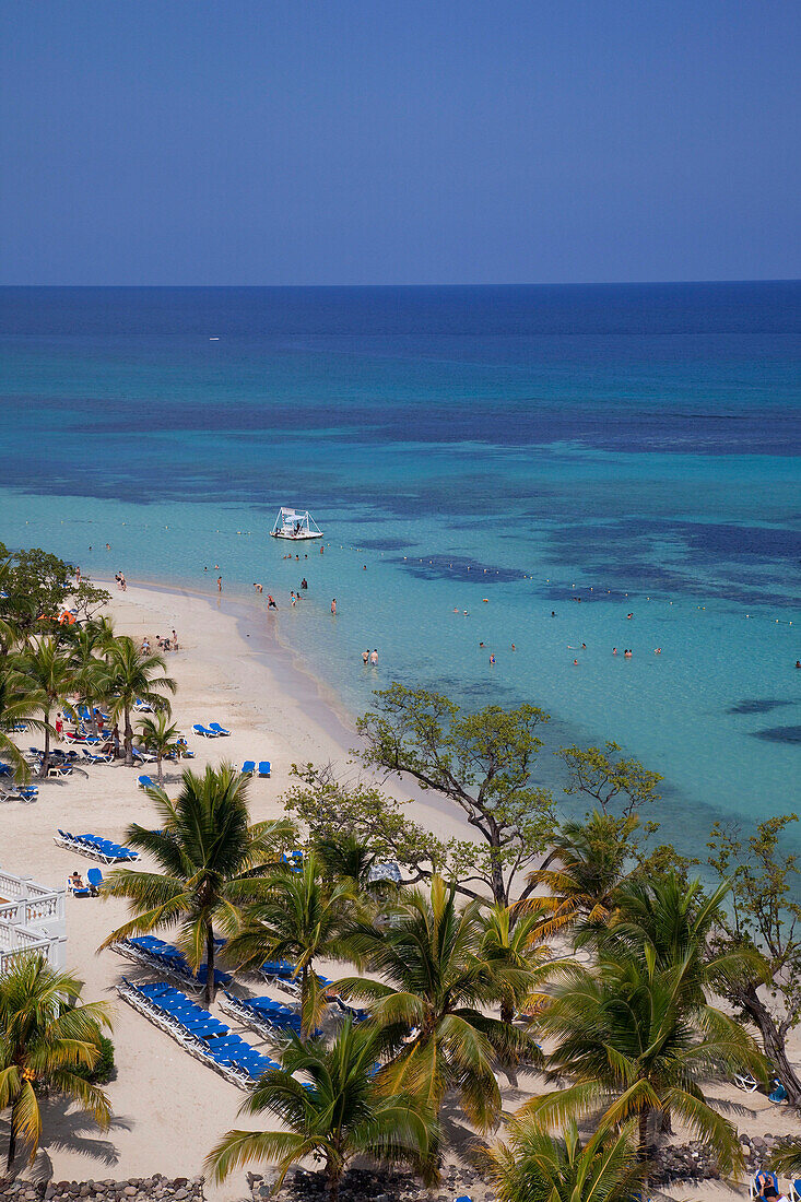 St Anns Bay and beach, Ocho Rios, Jamaica, Caribbean