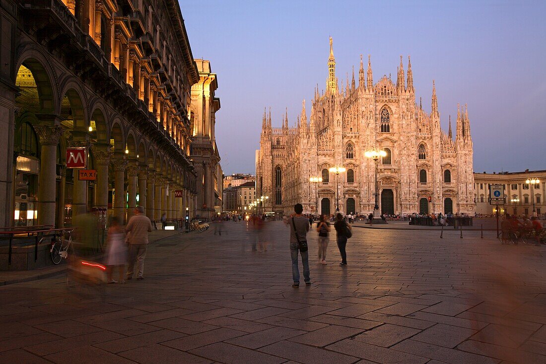 Piazza Duomo and the Cathedral, Milan, Italy