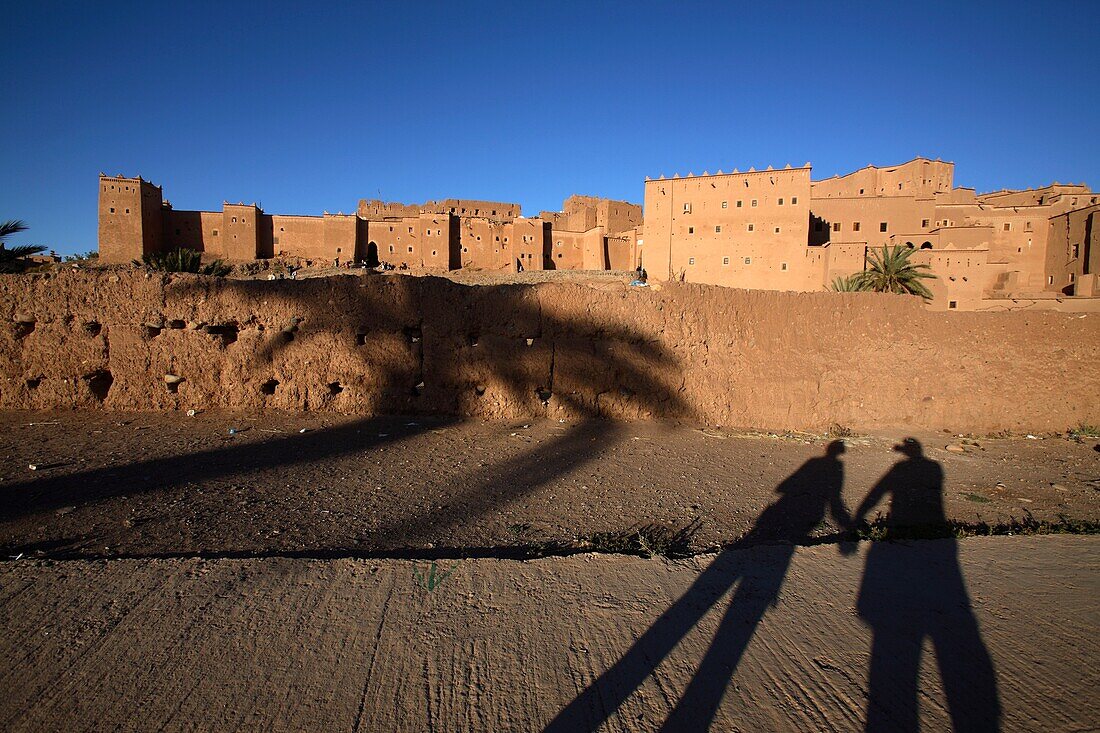 Shades in front of Taourirt Kasbah, Ouarzazate, Morocco