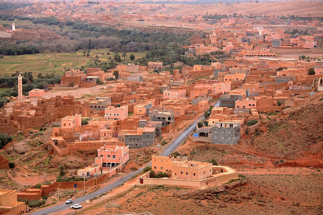 Village on the High Atlas near Tinerhir, Morocco
