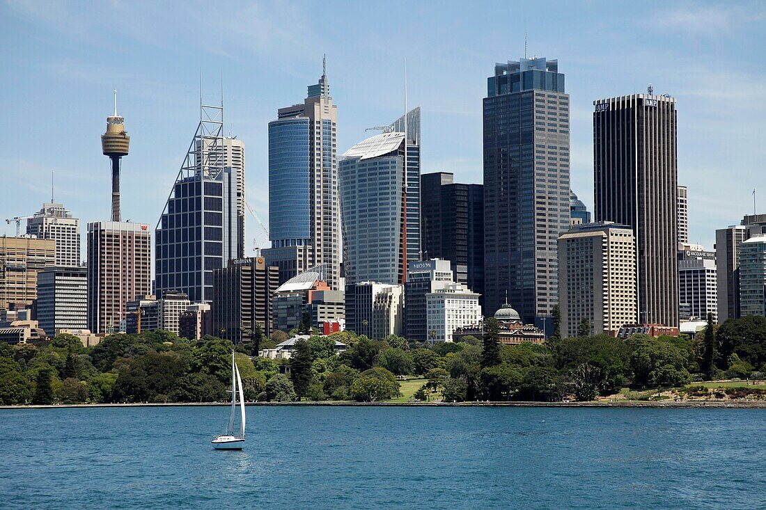 Skyline in Sydney, New South Wales, Australia