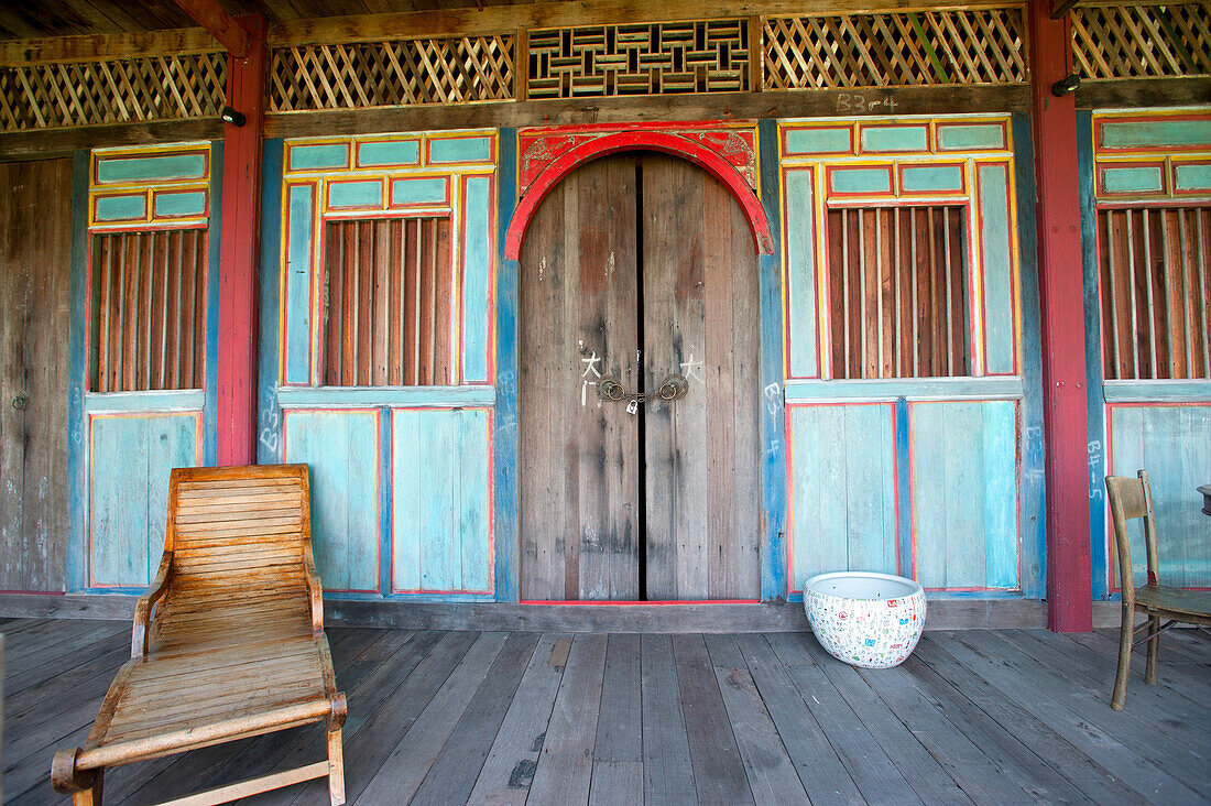 Traditionelles chinesisches Haus, Temple Tree Resort, Lankawi Island, Malaysia, Asien