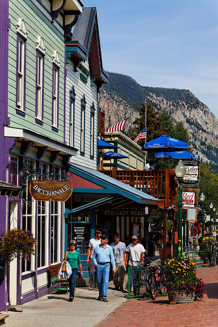 Main Street, Crested Butte, Colorado, USA, Nordamerika, Amerika