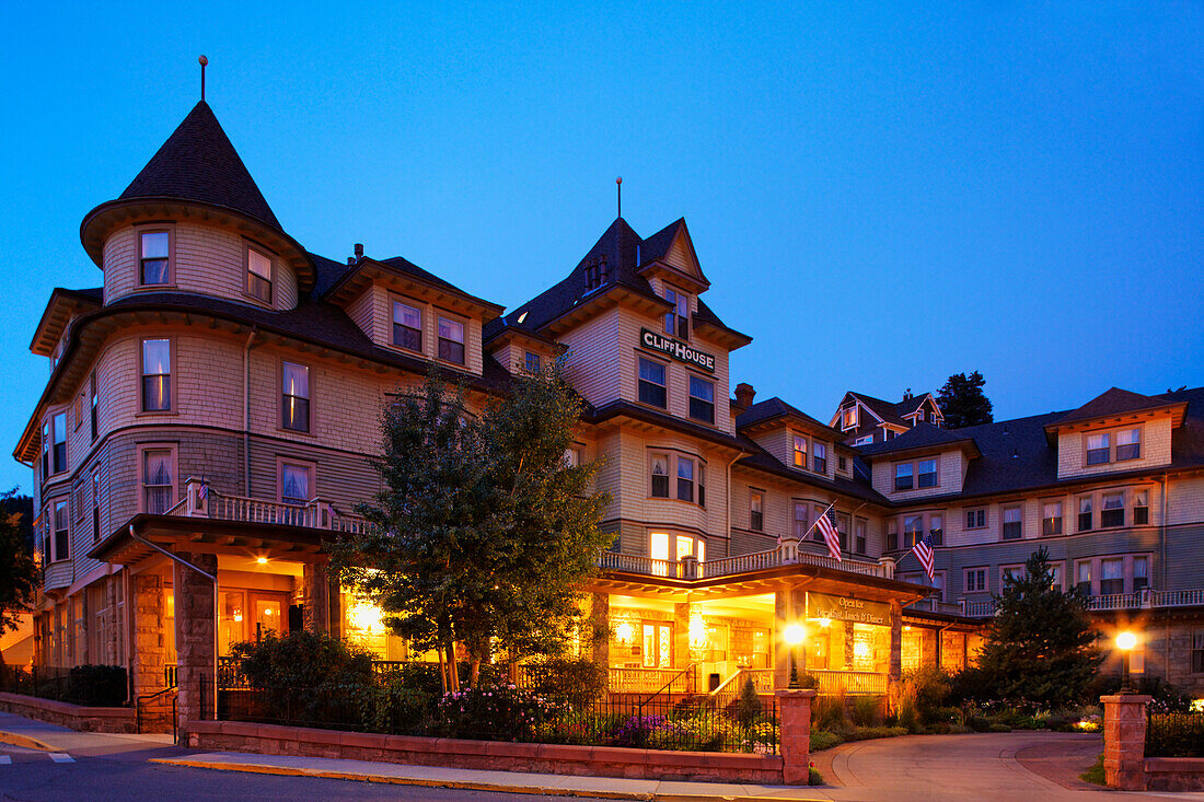 Hotel Cliff-House, Manitou Springs, Colorado, USA, North America, America