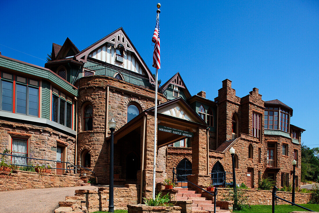 Miramont Castle, Manitou Springs, Colorado, USA, North America, America