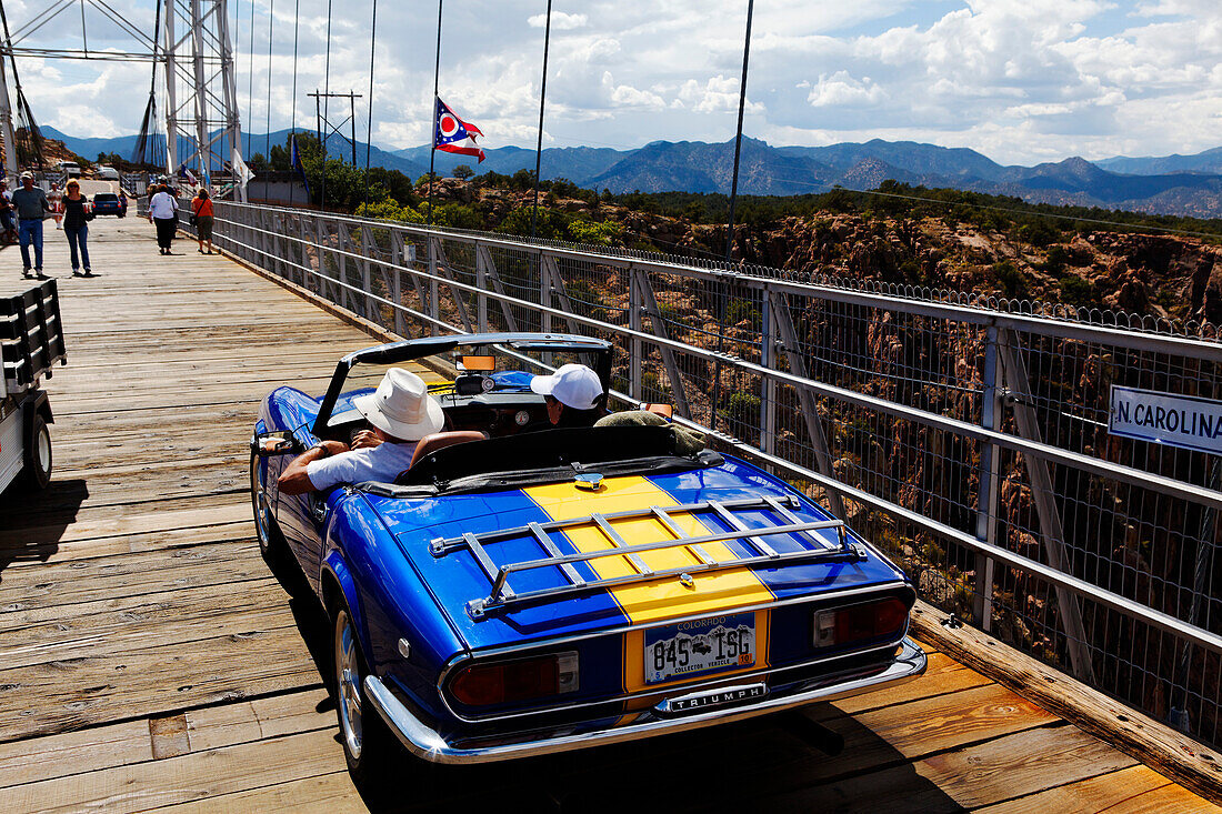 Canon City, Royal Gorge, Hängebrücke, Colorado, USA, Nordamerika, Amerika